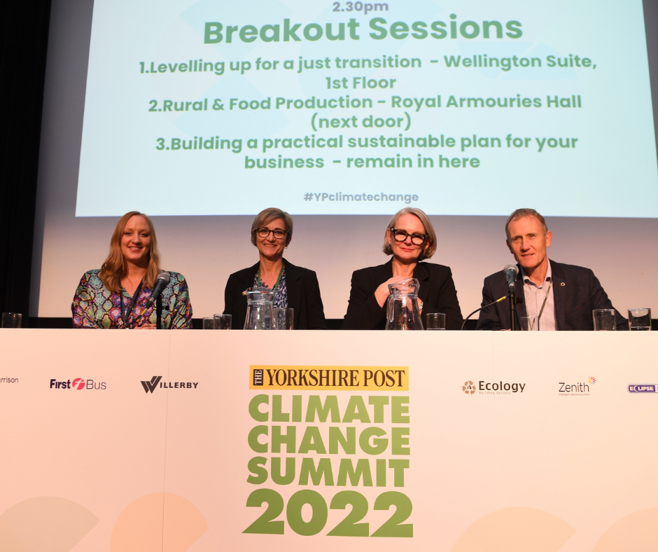 Willerby sustainability champion joins panel of experts at major Yorkshire climate summit