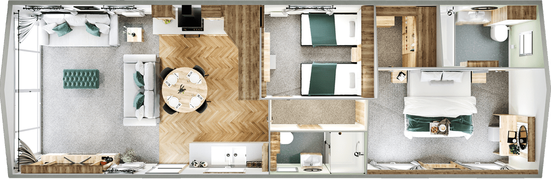 43 x 14 floorplan