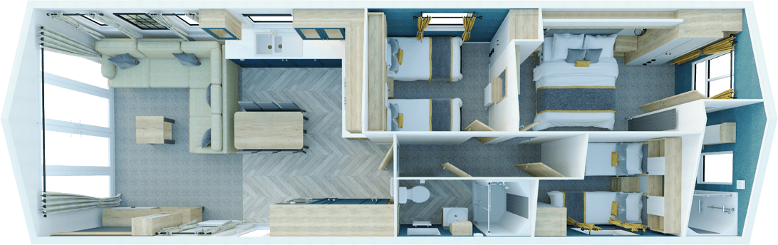 43 x 14 floorplan
