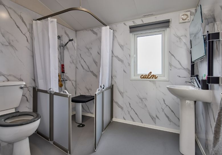 Willerby Rio Access holiday home accessible wet room / shower room