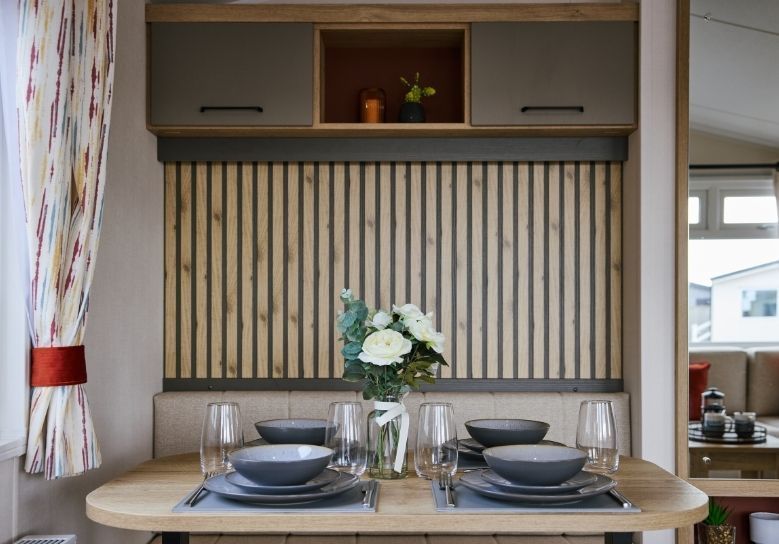 Willerby Rio Access holiday home dining table