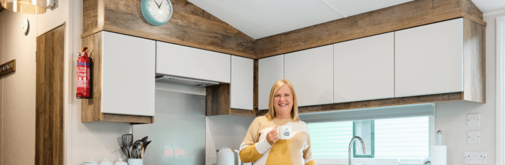 TV surprise teacher settles into retirement holiday home gifted by Willerby